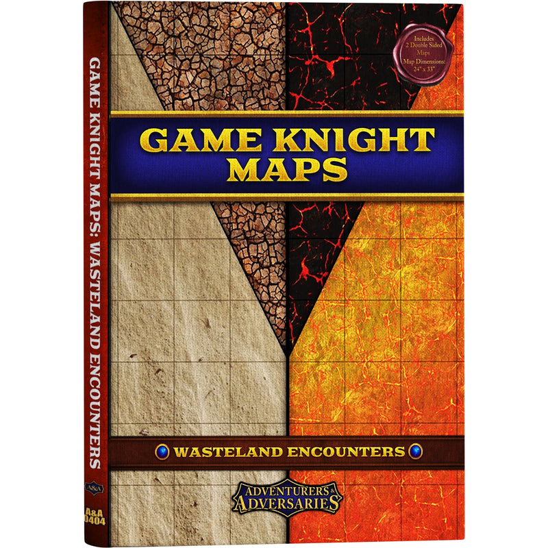 Norse Foundry Adventurers & Adversaries Game Knight Maps - Wasteland Encounters