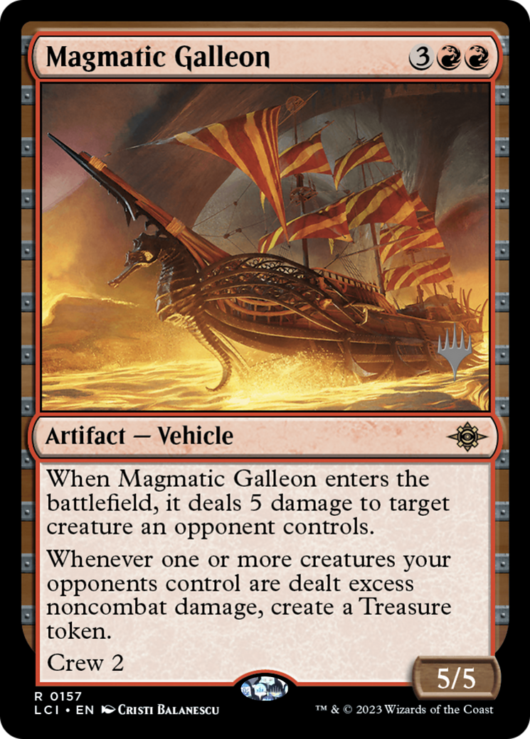 Magmatic Galleon (Promo Pack) [The Lost Caverns of Ixalan Promos]