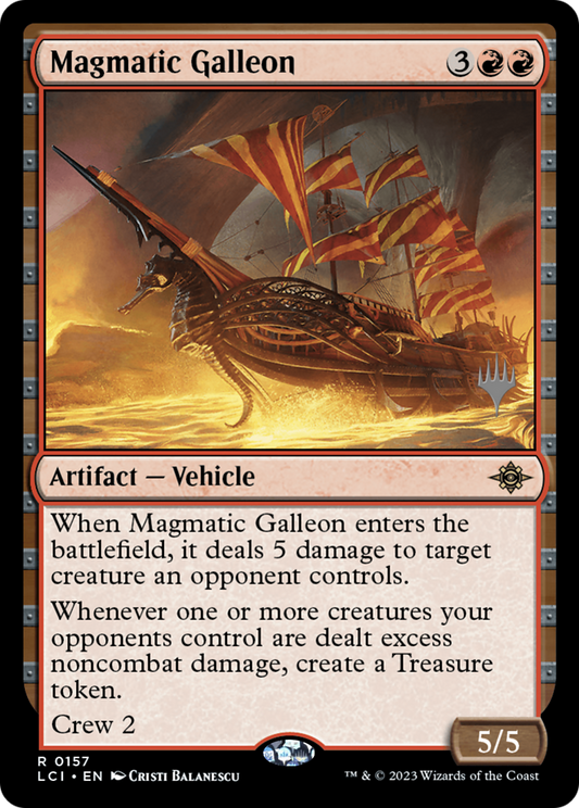 Magmatic Galleon (Promo Pack) [The Lost Caverns of Ixalan Promos]