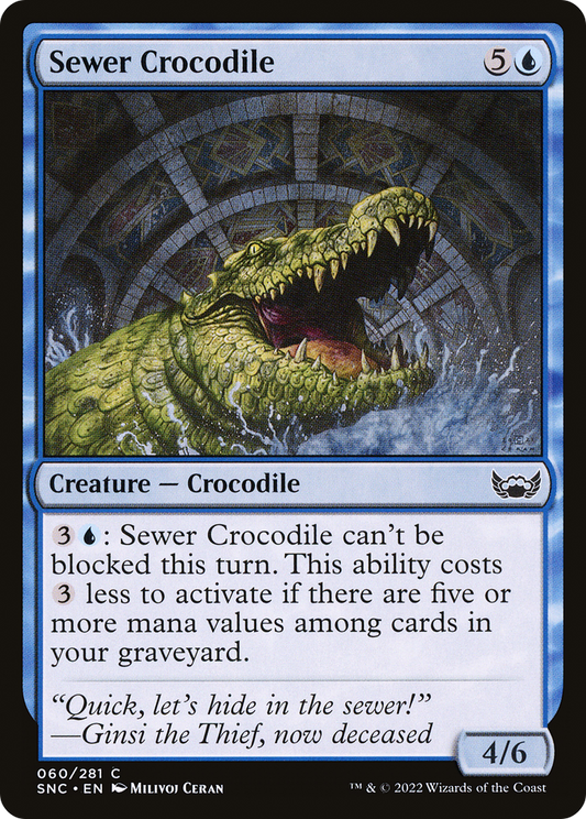 Sewer Crocodile [Streets of New Capenna]