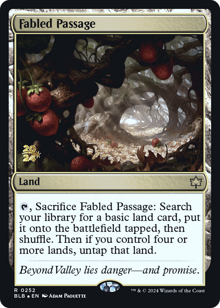 Fabled Passage [Bloomburrow Prerelease Promos]