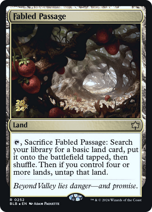 Fabled Passage [Bloomburrow Prerelease Promos]