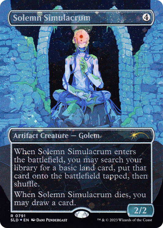 Solemn Simulacrum (0791) (Galaxy Foil) [Secret Lair Drop Series]