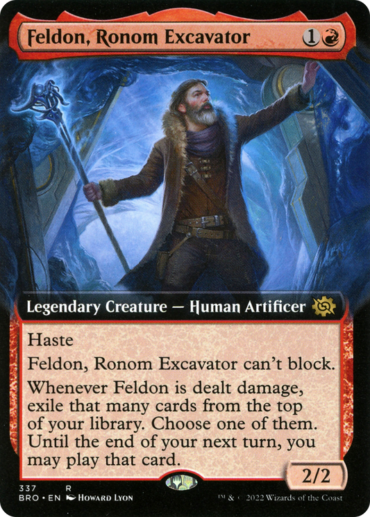 Feldon, Ronom Excavator (Extended Art) [The Brothers' War]
