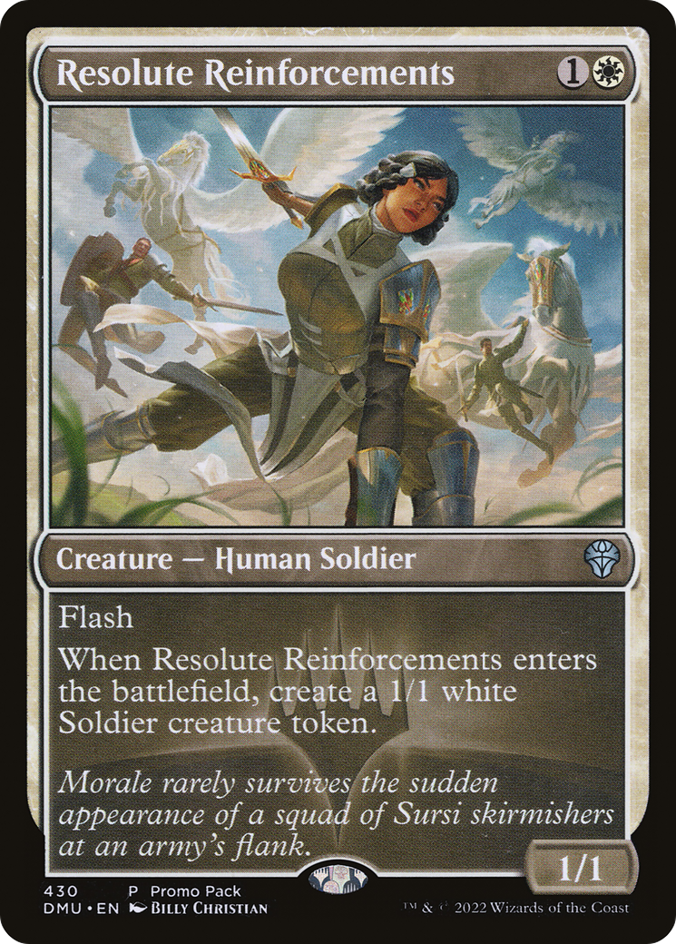 Resolute Reinforcements (Promo Pack) [Dominaria United Promos]