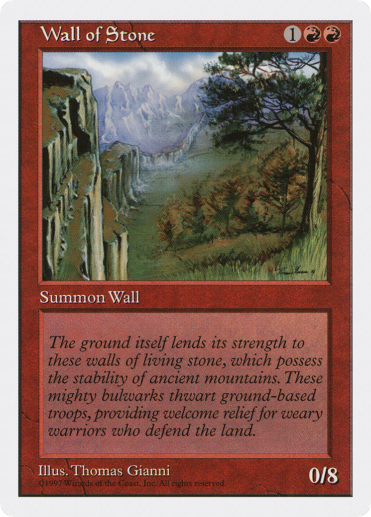 Wall of Stone [Fifth Edition]