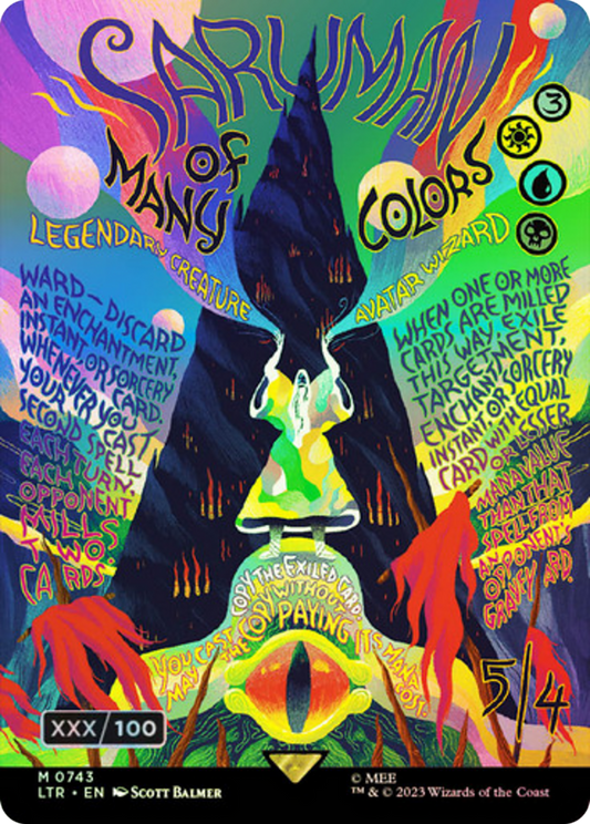 Saruman of Many Colors (Borderless Poster) (Serialized) [The Lord of the Rings: Tales of Middle-Earth]