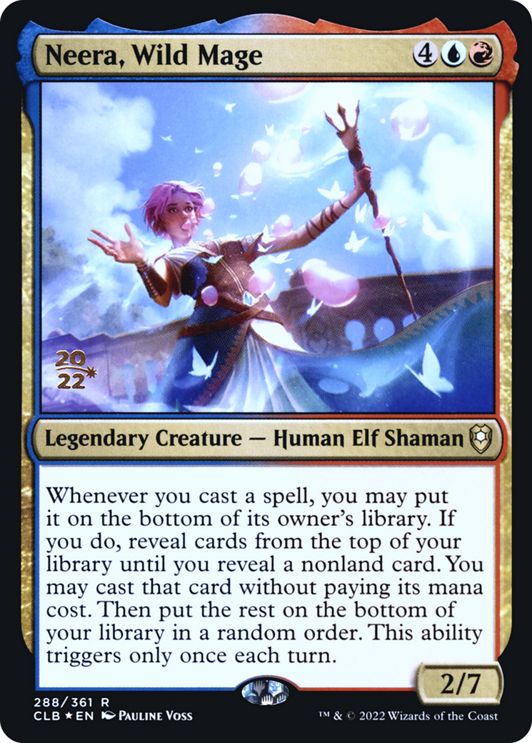 Neera, Wild Mage [Commander Legends: Battle for Baldur's Gate Prerelease Promos]