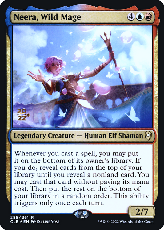 Neera, Wild Mage [Commander Legends: Battle for Baldur's Gate Prerelease Promos]