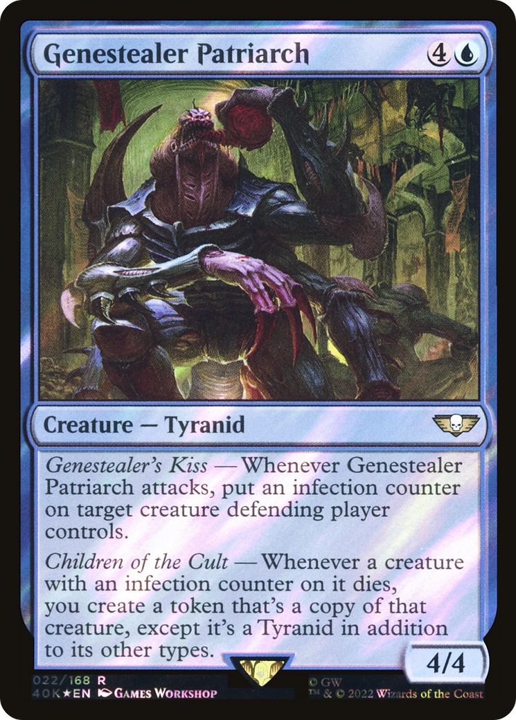 Genestealer Patriarch (Surge Foil) [Warhammer 40,000]