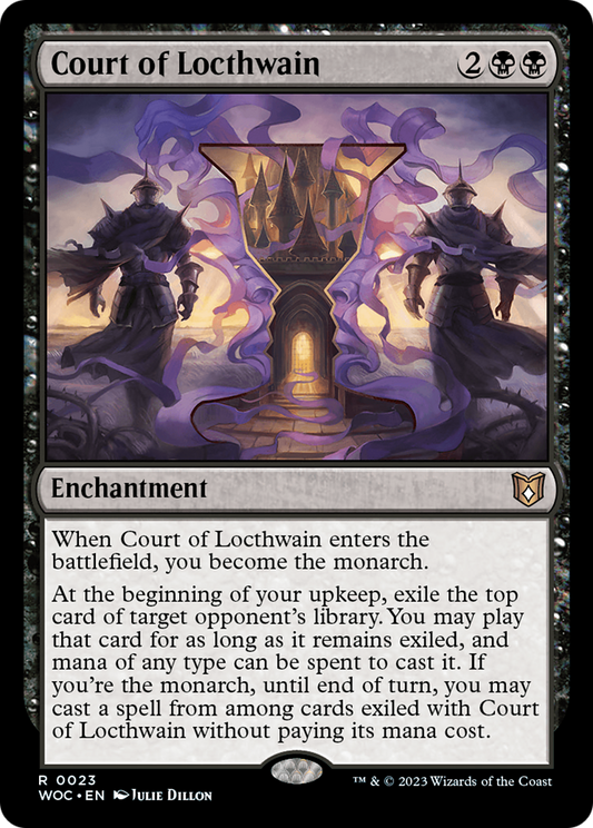 Court of Locthwain [Wilds of Eldraine Commander]