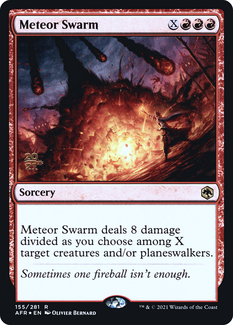 Meteor Swarm [Dungeons & Dragons: Adventures in the Forgotten Realms Prerelease Promos]