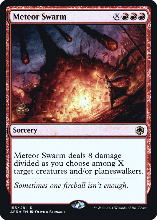 Meteor Swarm [Dungeons & Dragons: Adventures in the Forgotten Realms Prerelease Promos]