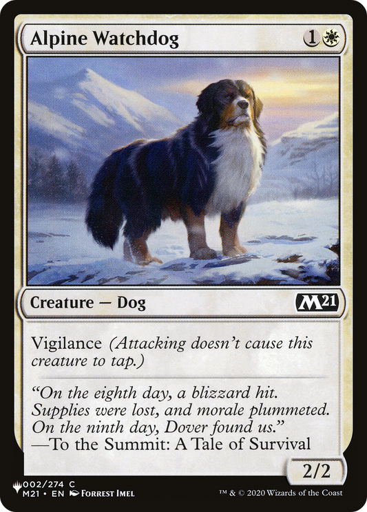 Alpine Watchdog [The List]
