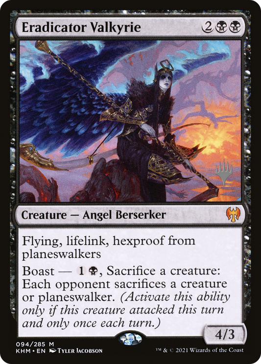 Eradicator Valkyrie (Promo Pack) [Kaldheim Promos]