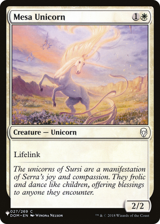 Mesa Unicorn [The List]