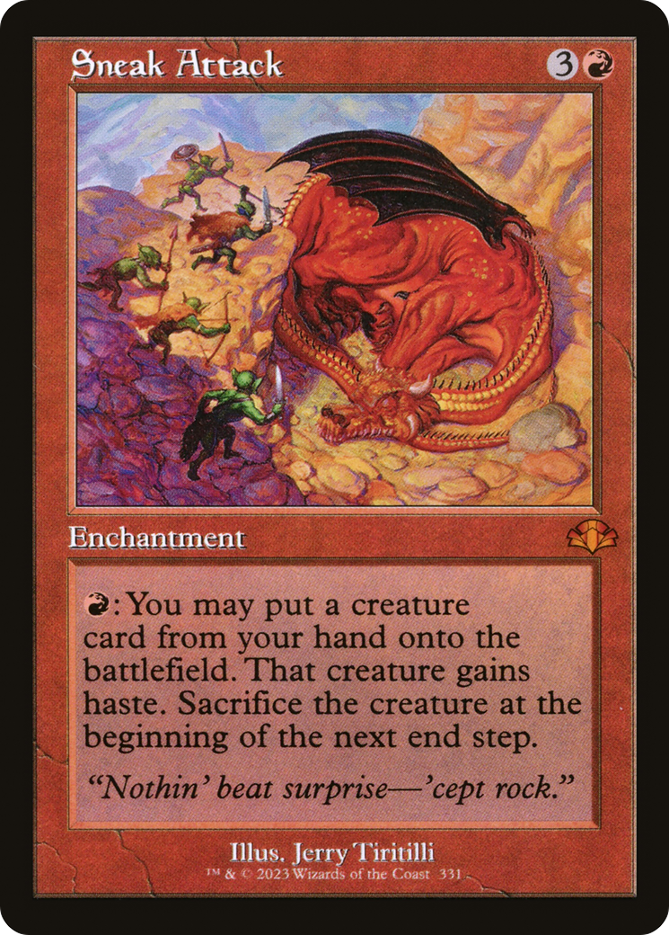 Sneak Attack (Retro) [Dominaria Remastered]