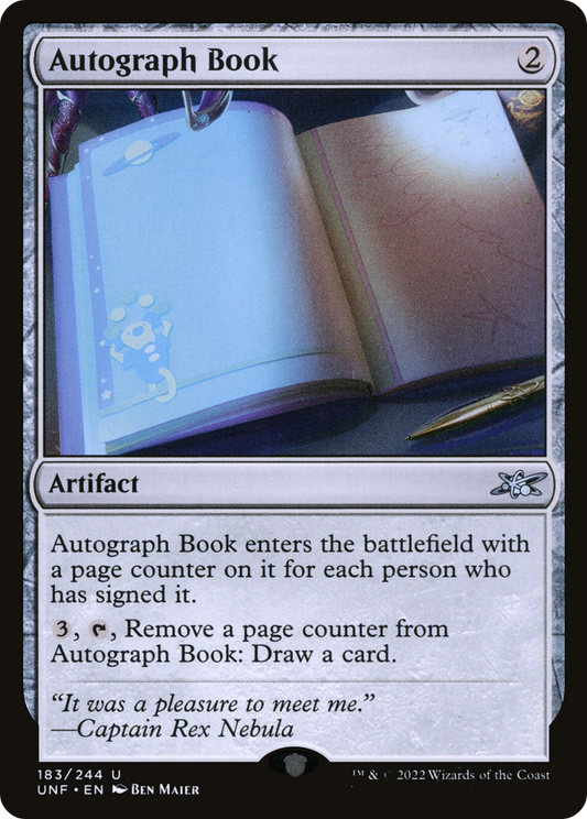 Autograph Book [Unfinity]