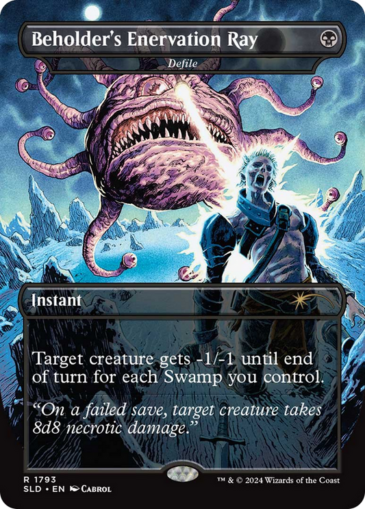 Beholder's Enervation Ray - Defile [Secret Lair Drop Series]