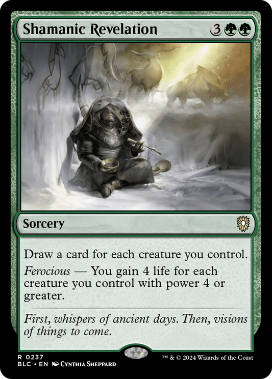 Shamanic Revelation [Bloomburrow Commander]