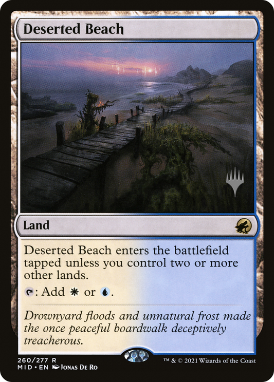 Deserted Beach (Promo Pack) [Innistrad: Midnight Hunt Promos]