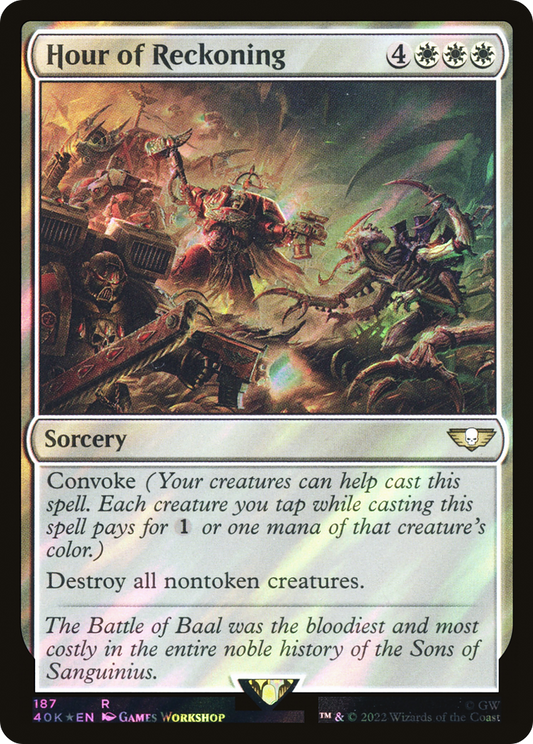 Hour of Reckoning (Surge Foil) [Warhammer 40,000]