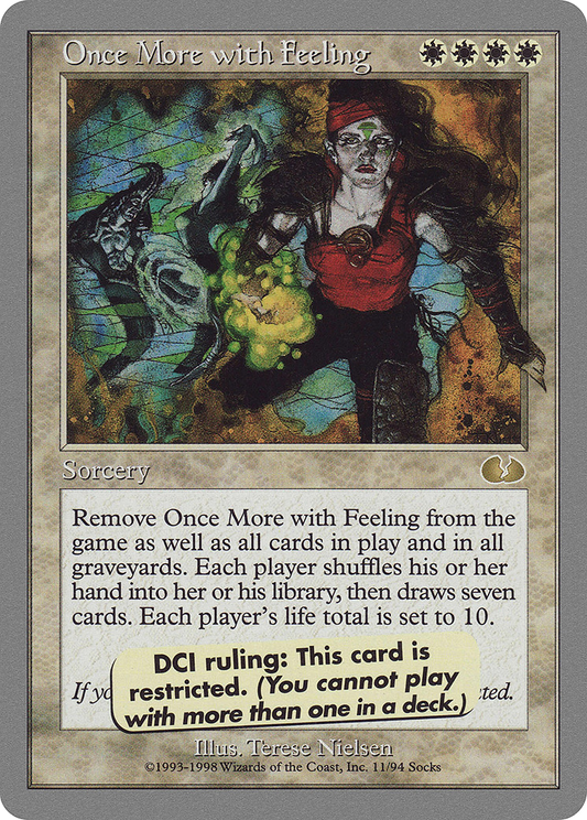 Once More with Feeling [Unglued]
