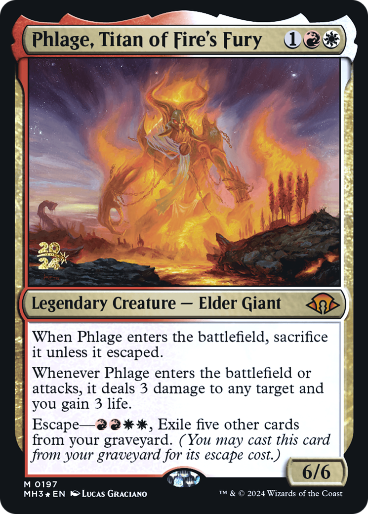 Phlage, Titan of Fire's Fury [Modern Horizons 3 Prerelease Promos]
