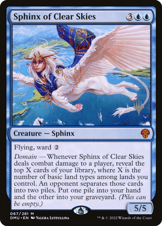 Sphinx of Clear Skies (Promo Pack) [Dominaria United Promos]