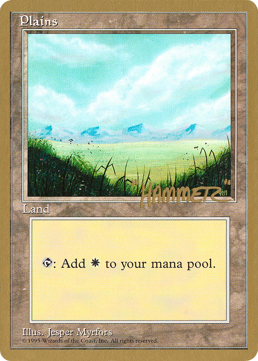 Plains (shr364) (Shawn "Hammer" Regnier) [Pro Tour Collector Set]
