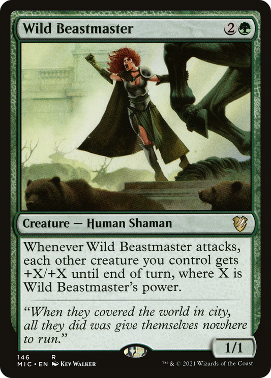 Wild Beastmaster [Innistrad: Midnight Hunt Commander]