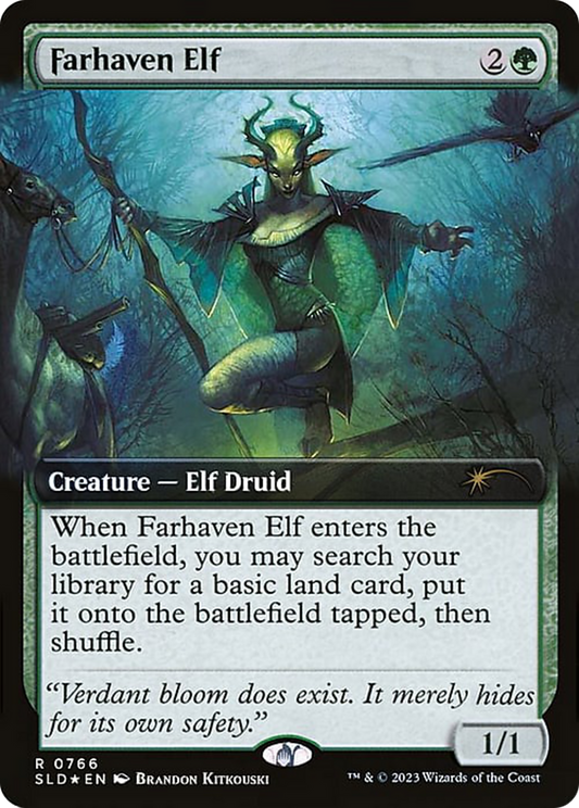 Farhaven Elf (Extended Art) [Secret Lair Drop Series]