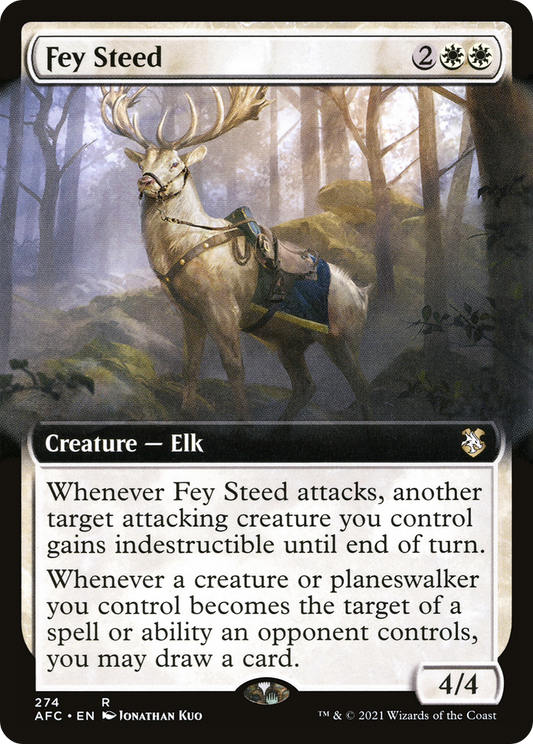 Fey Steed (Extended Art) [Dungeons & Dragons: Adventures in the Forgotten Realms Commander]