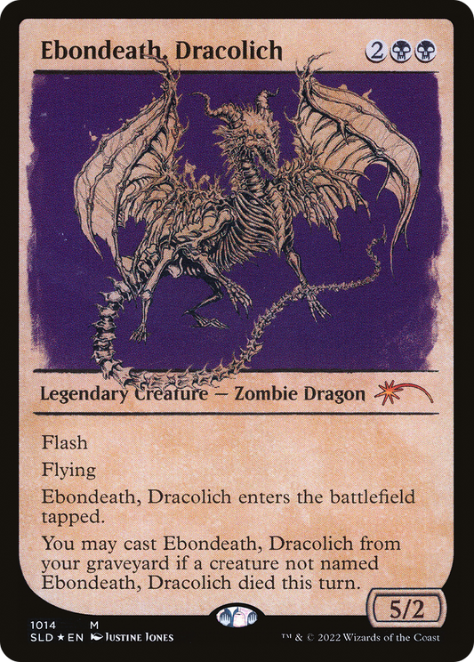 Ebondeath, Dracolich (Showcase) [Secret Lair Drop Series]