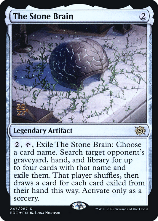 The Stone Brain [The Brothers' War Prerelease Promos]