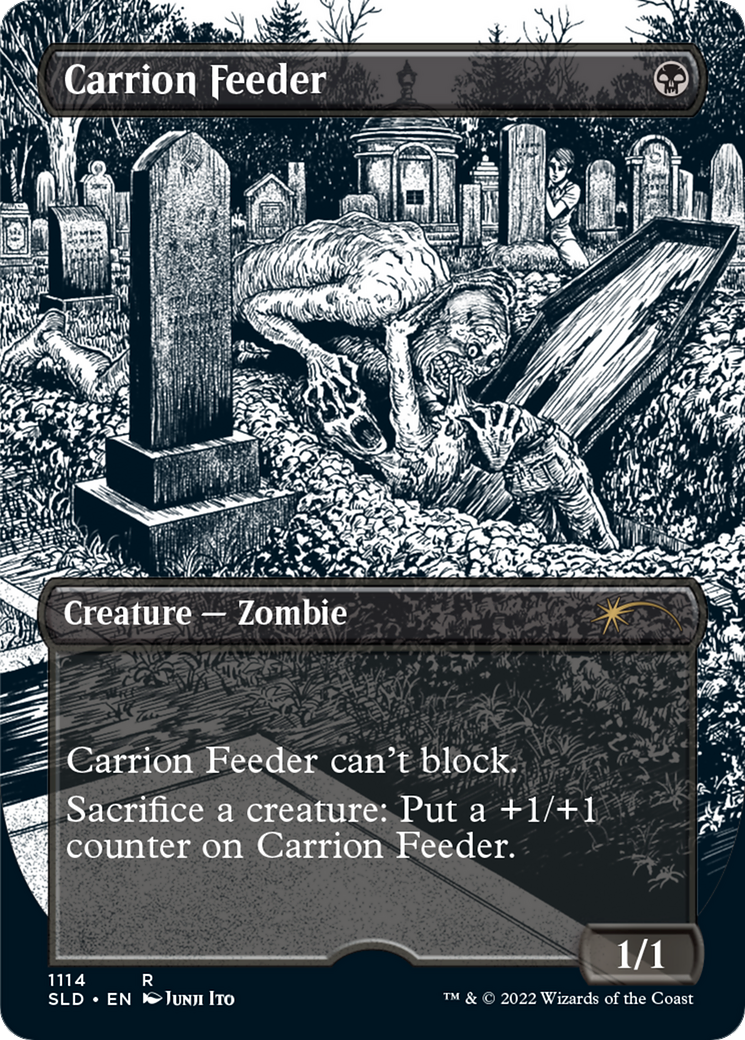 Carrion Feeder (Japanese Borderless Etched Foil) [Secret Lair Drop Series]
