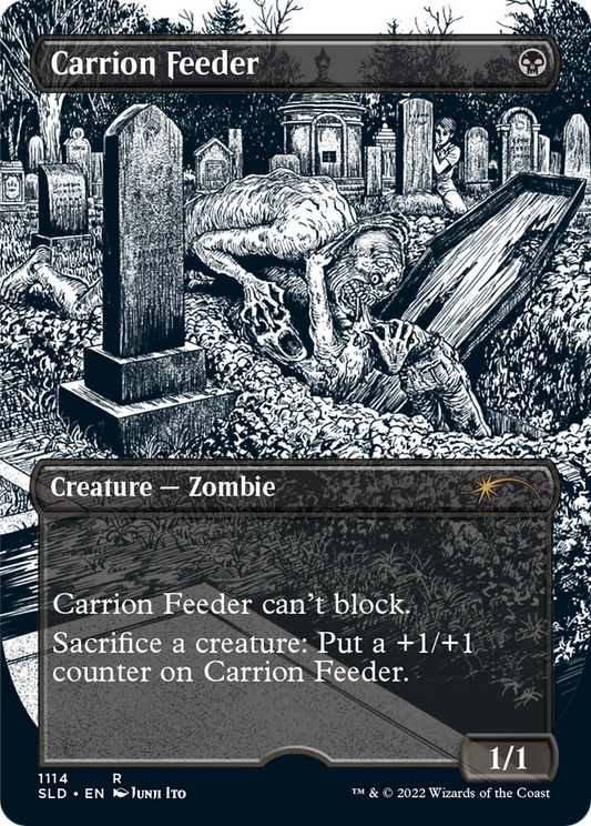 Carrion Feeder (Japanese Borderless Etched Foil) [Secret Lair Drop Series]