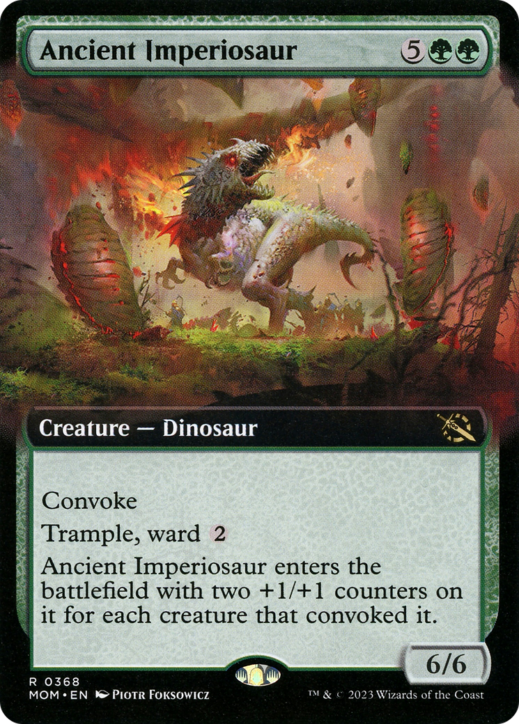 Ancient Imperiosaur (Extended Art) [March of the Machine]