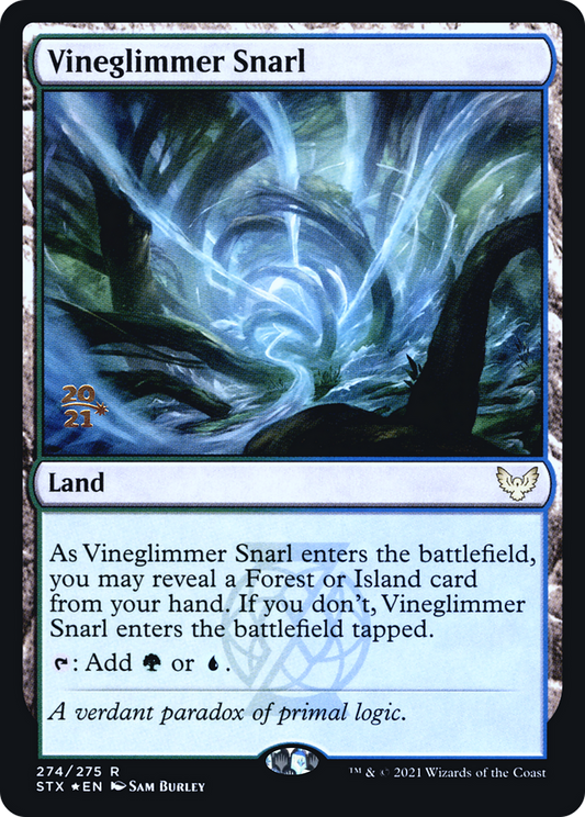 Vineglimmer Snarl [Strixhaven: School of Mages Prerelease Promos]