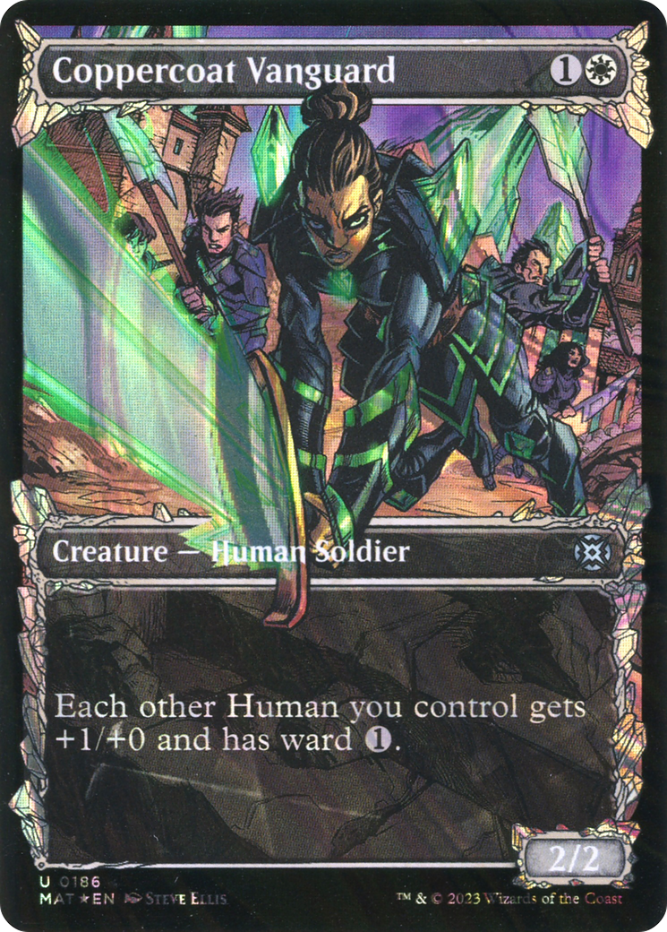 Coppercoat Vanguard (Showcase Halo Foil) [March of the Machine: The Aftermath]