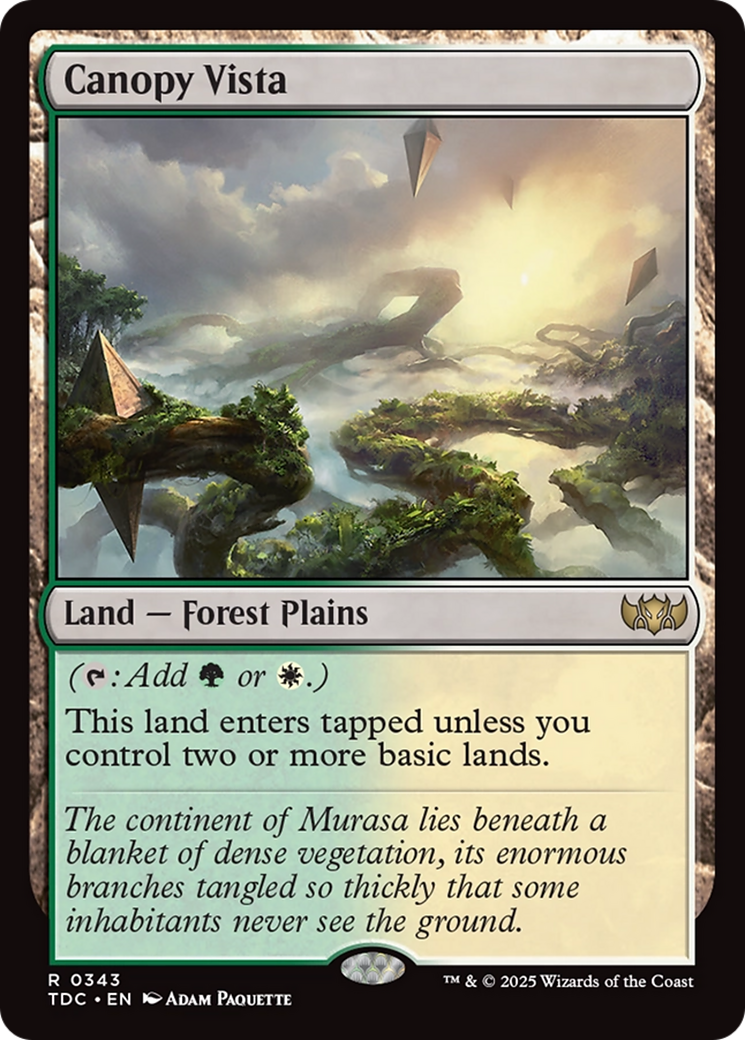 Canopy Vista [Tarkir: Dragonstorm Commander]