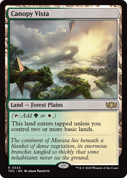 Canopy Vista [Tarkir: Dragonstorm Commander]