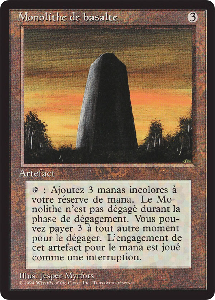Basalt Monolith [Foreign Black Border]
