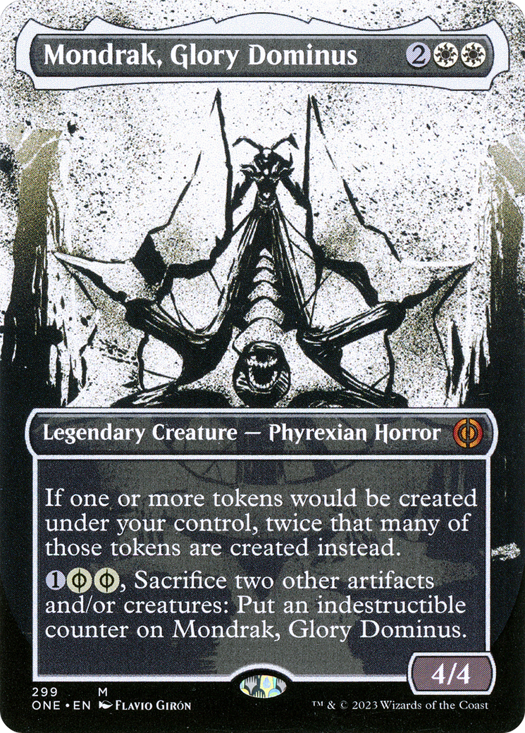 Mondrak, Glory Dominus (Borderless Ichor) [Phyrexia: All Will Be One]
