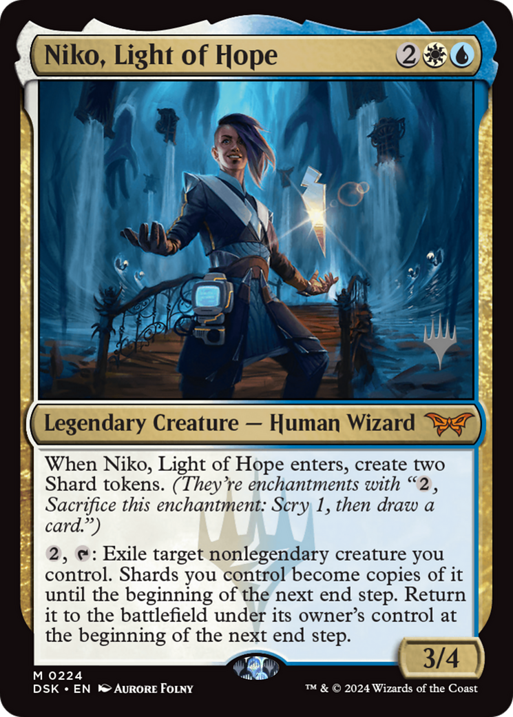 Niko, Light of Hope (Promo Pack) [Duskmourn: House of Horror Promos]