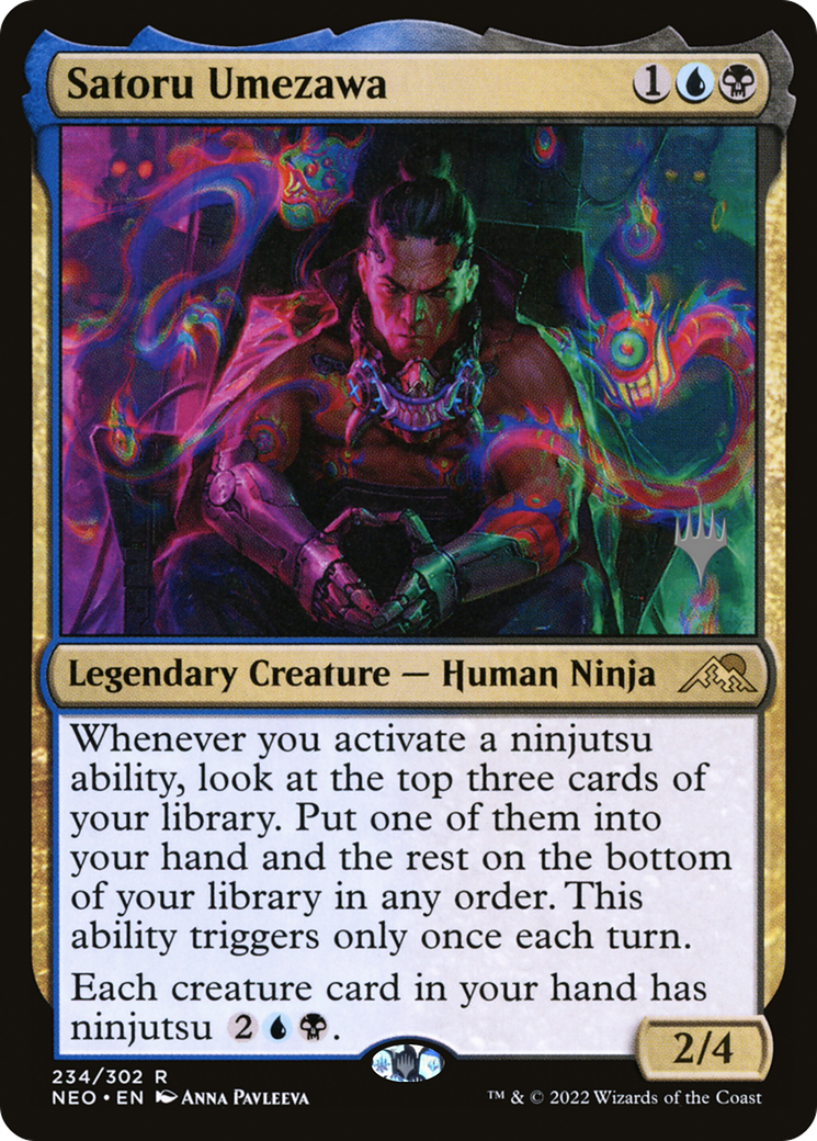 Satoru Umezawa (Promo Pack) [Kamigawa: Neon Dynasty Promos]