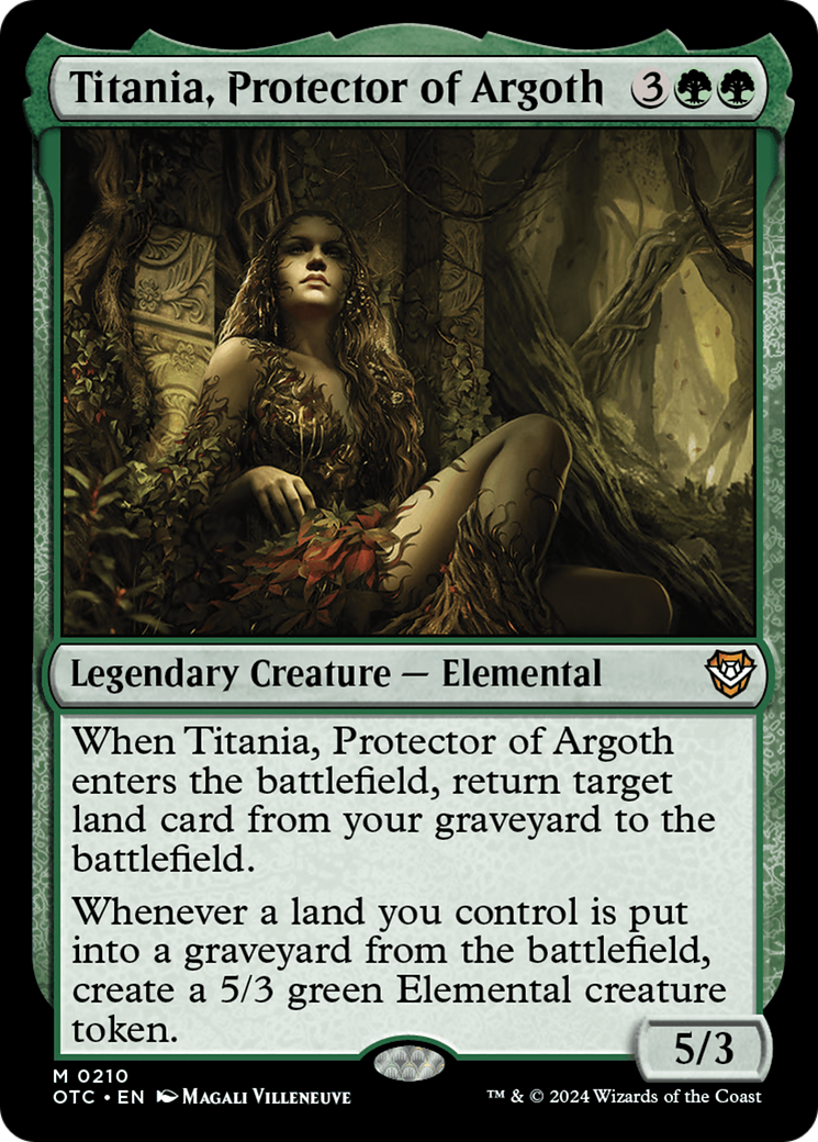 Titania, Protector of Argoth [Outlaws of Thunder Junction Commander]