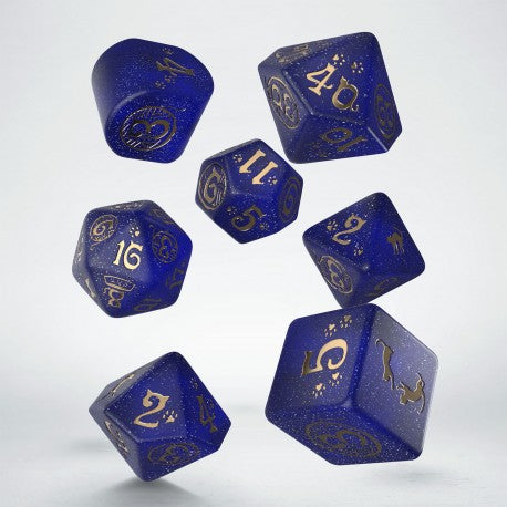 Q Workshop Cats Modern Dice Set - Meowster