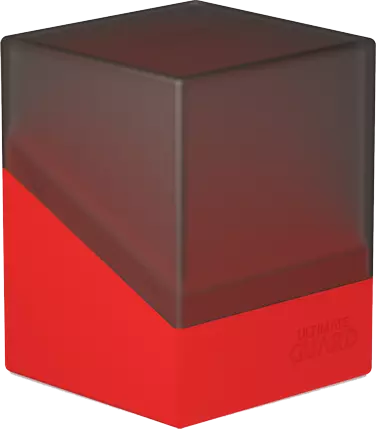Ultimate Guard Boulder Deck Box - Synergy Black/Red (100+)