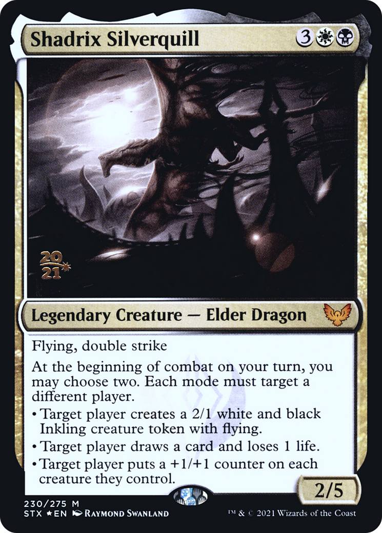 Shadrix Silverquill [Strixhaven: School of Mages Prerelease Promos]